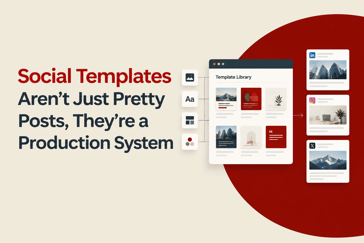 Social Templates Aren’t Just Pretty Posts, They’re a Production System