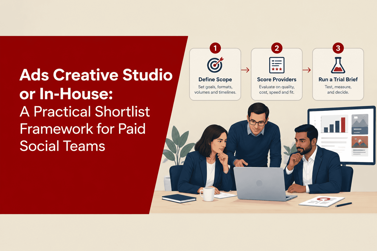Ads Creative Studio or In-House: A Practical Shortlist Framework for Paid Social Teams